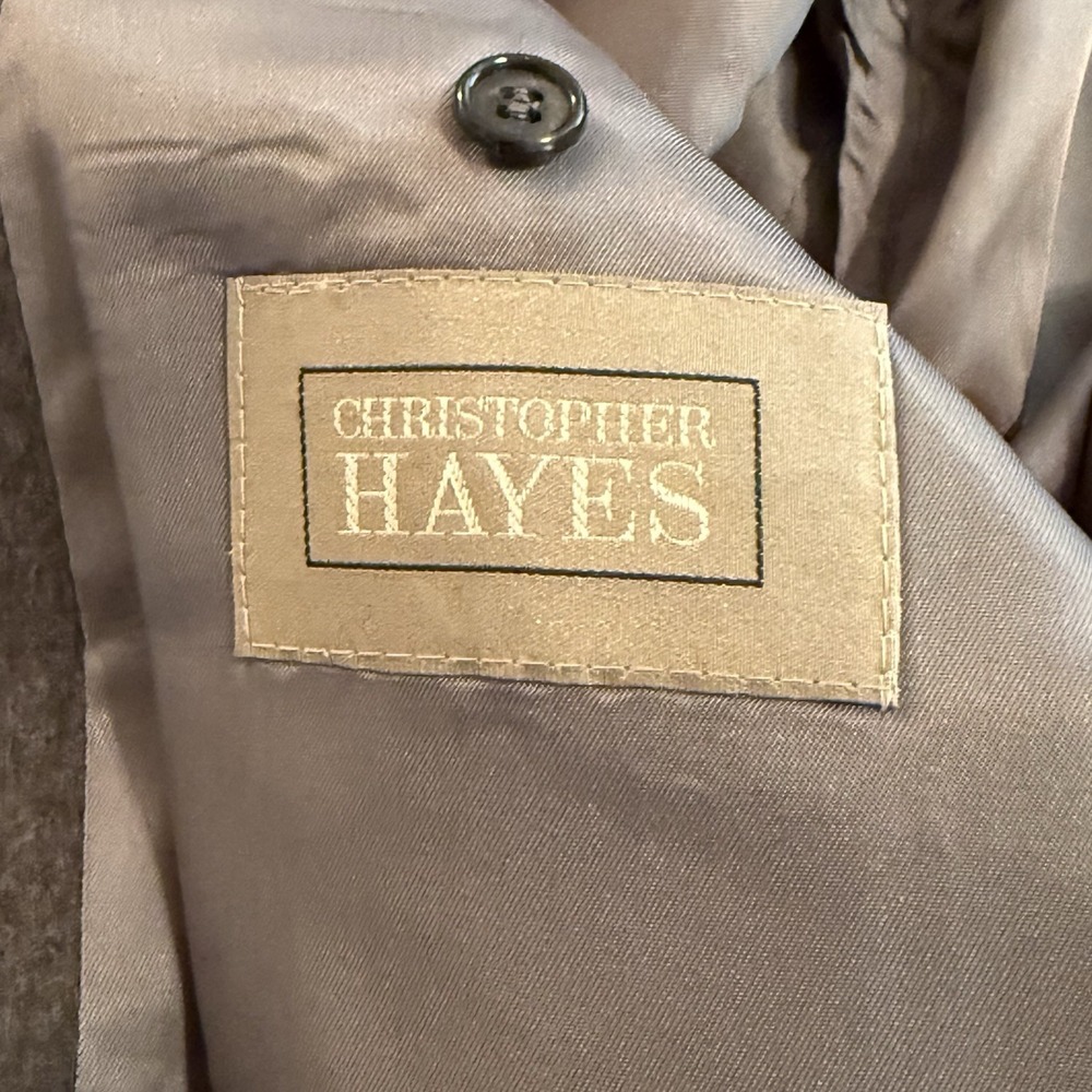 Christopher Hayes Mens 42X30 Blazer Jacket 100% Camel Hair Office Business Vtg - Picture 9 of 9
